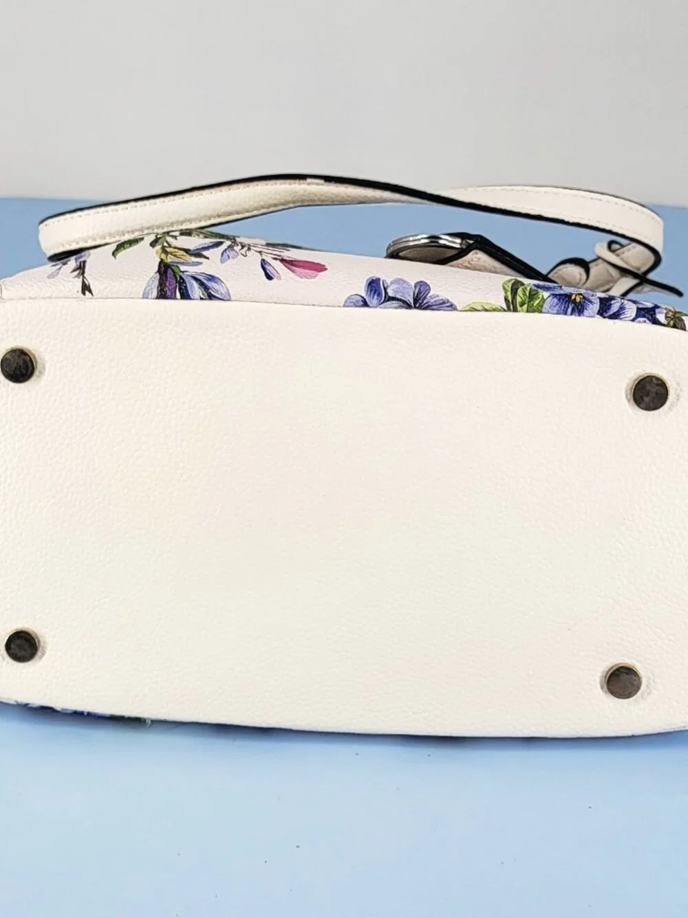 Dana Buchman Wisteria Crossbody/Top Handle Tote Bag Key Holder Multiple Pocket - Picture 12 of 15
